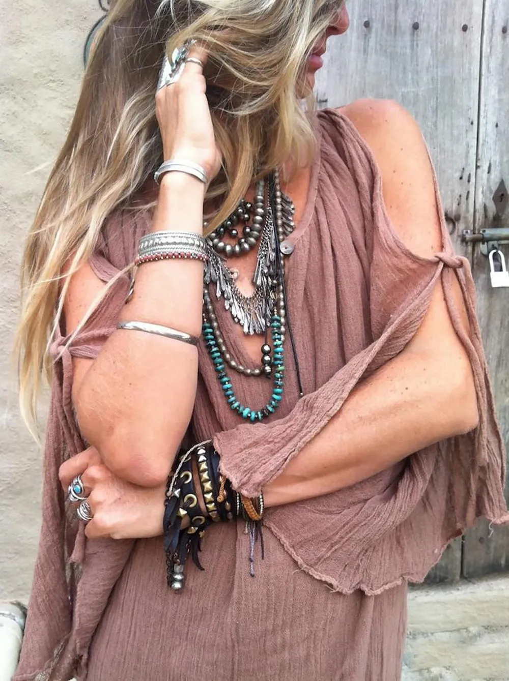 Holiday Breeze - A-Line Boho Dress by The Nevermore