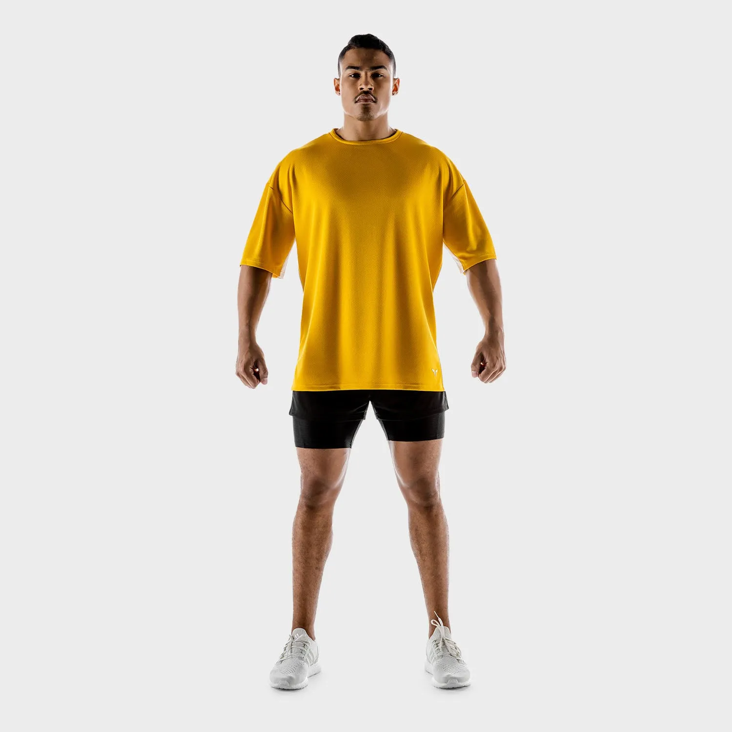 Hybrid Oversize Tee - Yellow