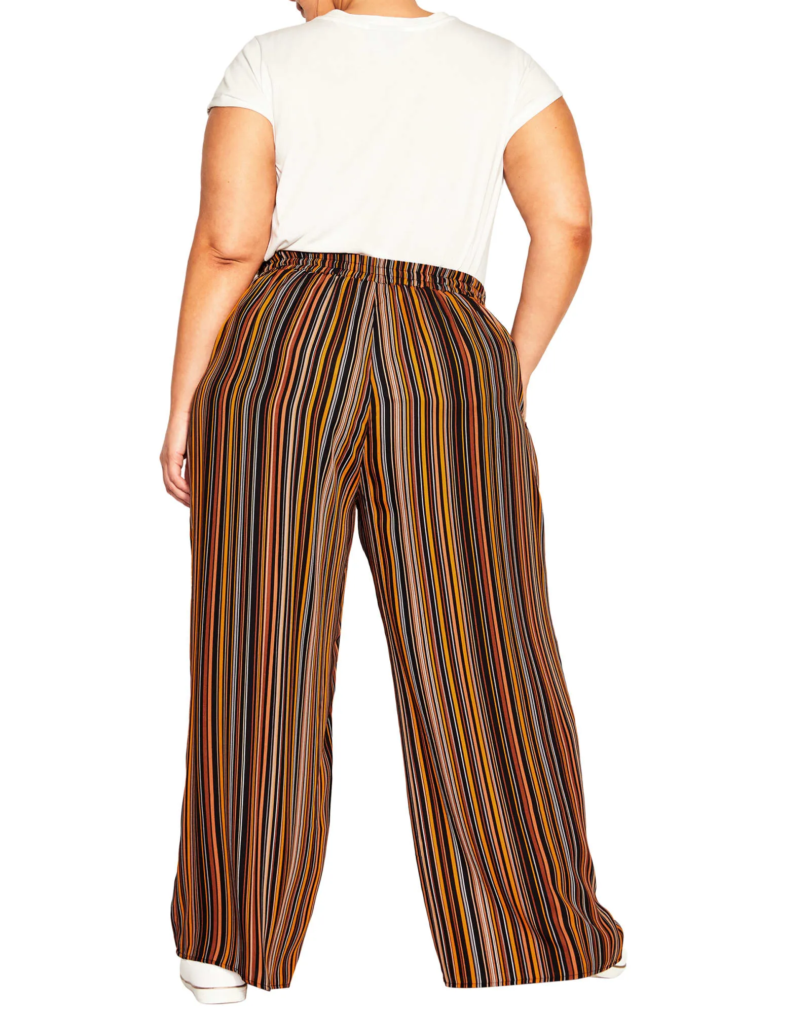 Intrigue Wide Leg Pant | Intrigue Stripe