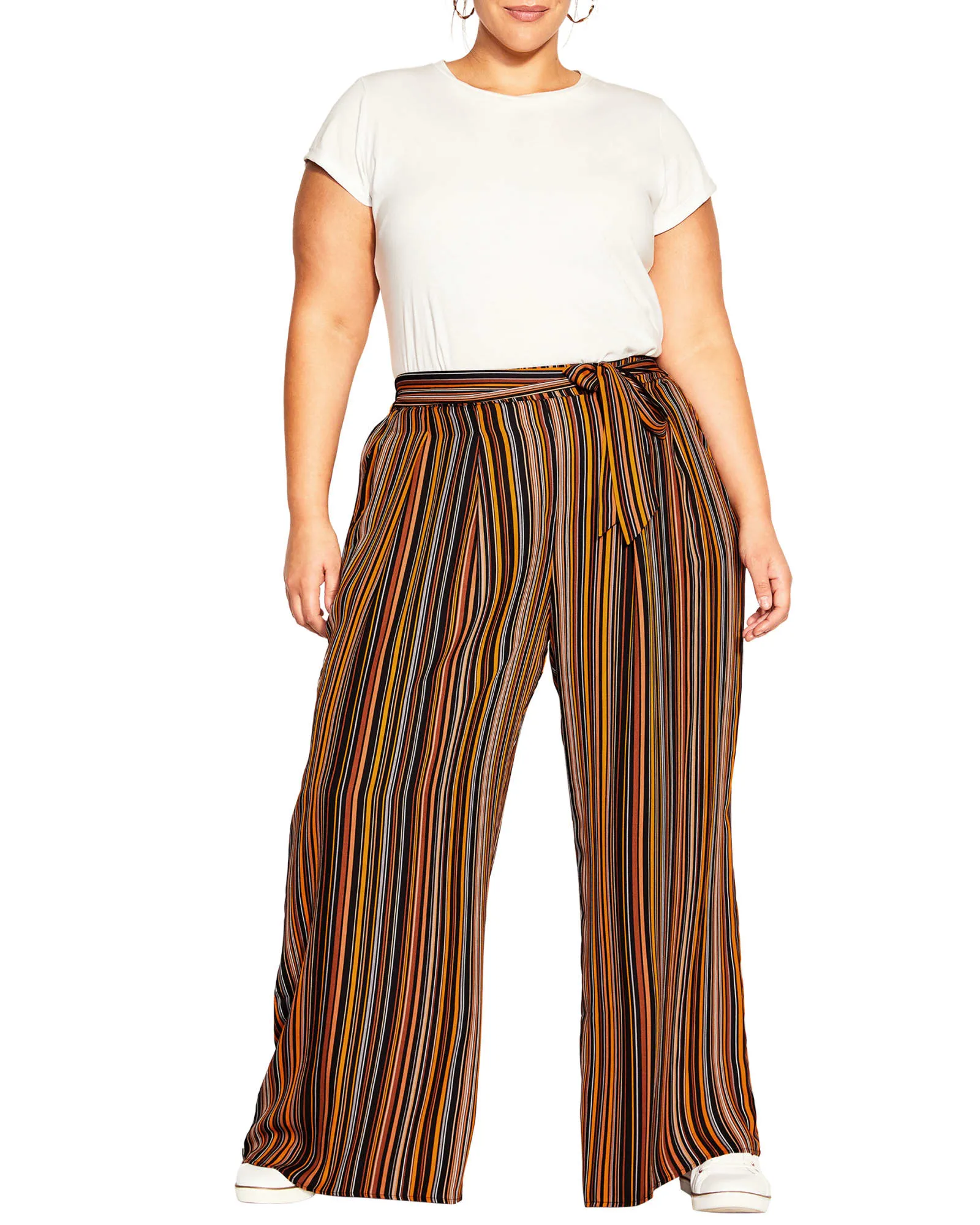 Intrigue Wide Leg Pant | Intrigue Stripe