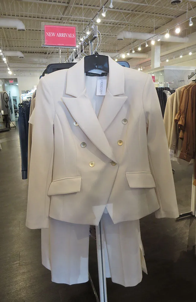 Jacket with 6 Buttons in Off White