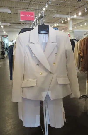 Jacket with 6 Buttons in Off White