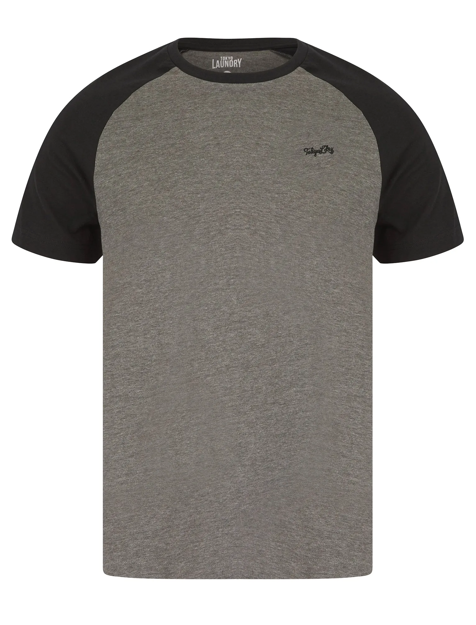 Jayce 2pc Short Sleeve Cotton Loungewear Pyjama Set in Mid Grey Marl - Tokyo Laundry