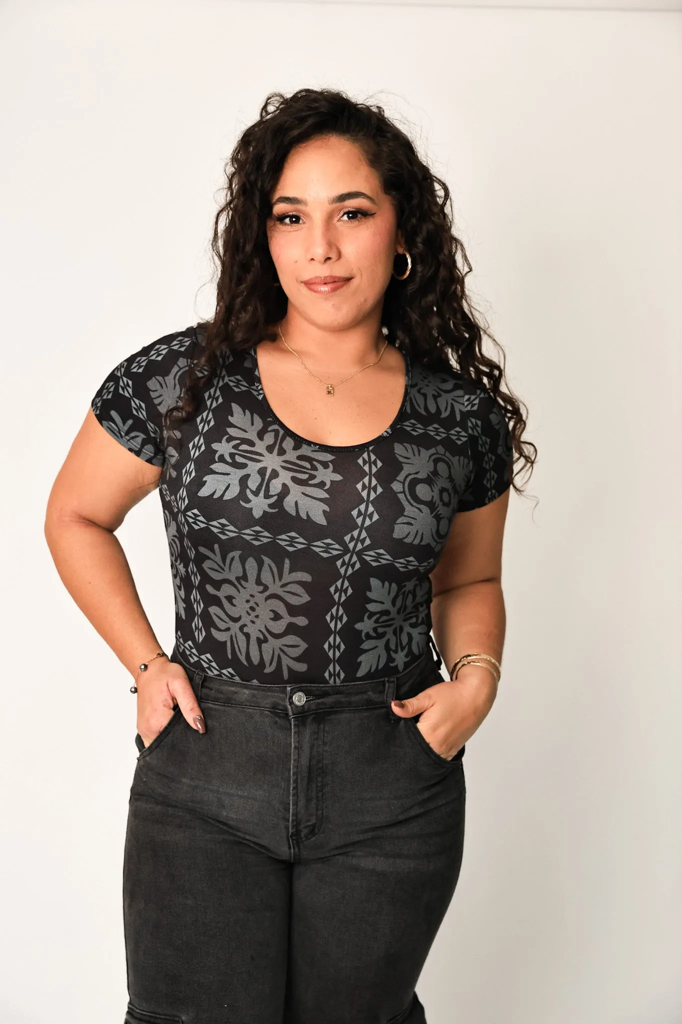 Kana Bodysuit l Tribal Quilt
