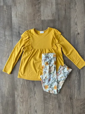 Kids Floral Print Jogger Leggings