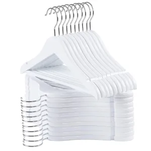 Kids Hangers 20-Pack with 360° Swivel Hooks