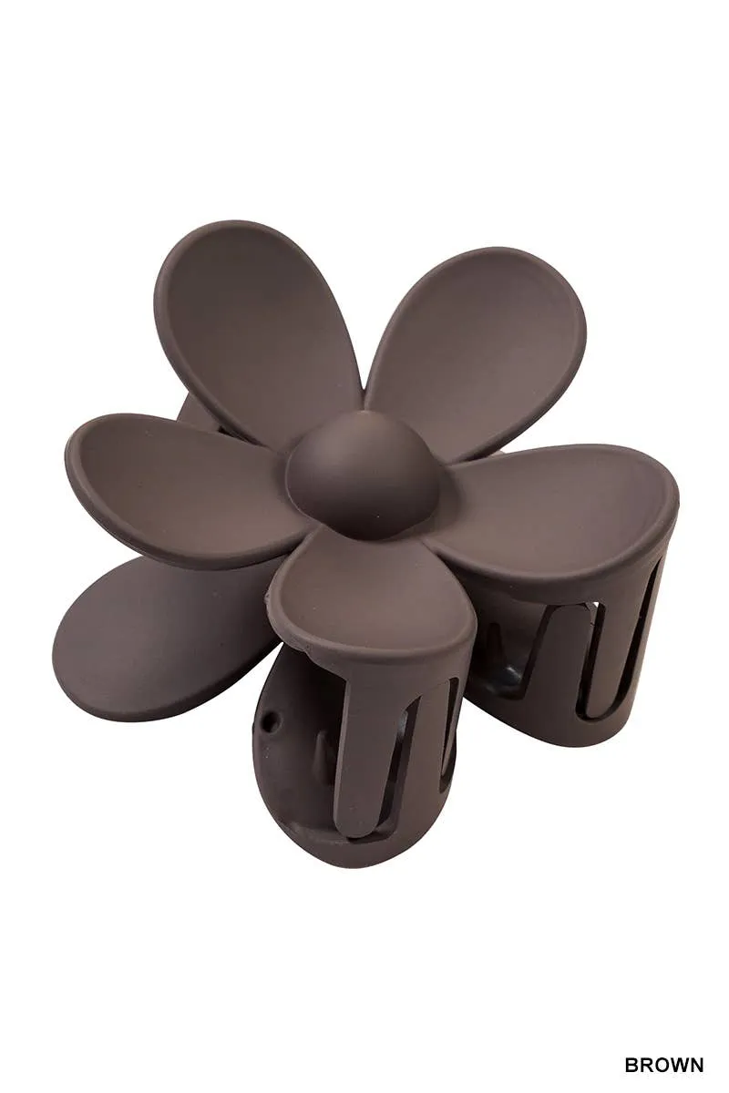 Large Flower Hair Claw Clips