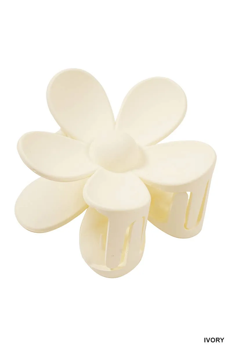 Large Flower Hair Claw Clips