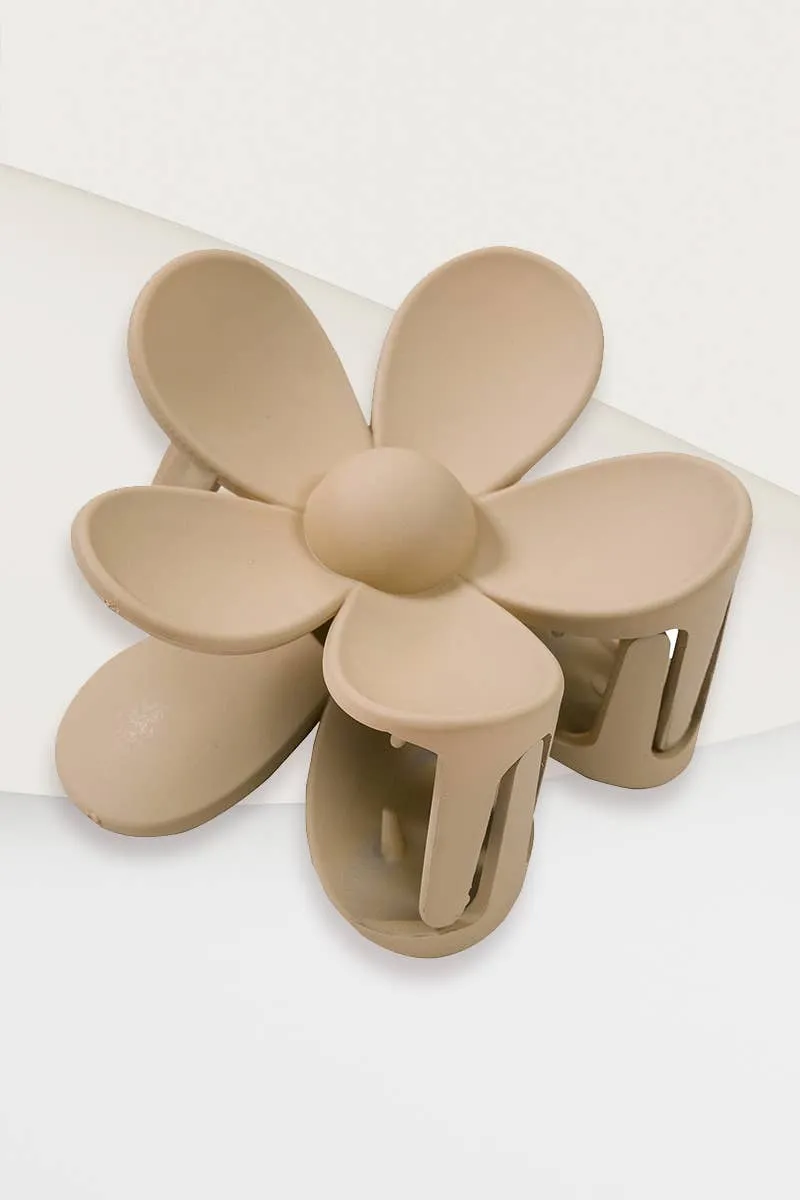 Large Flower Hair Claw Clips