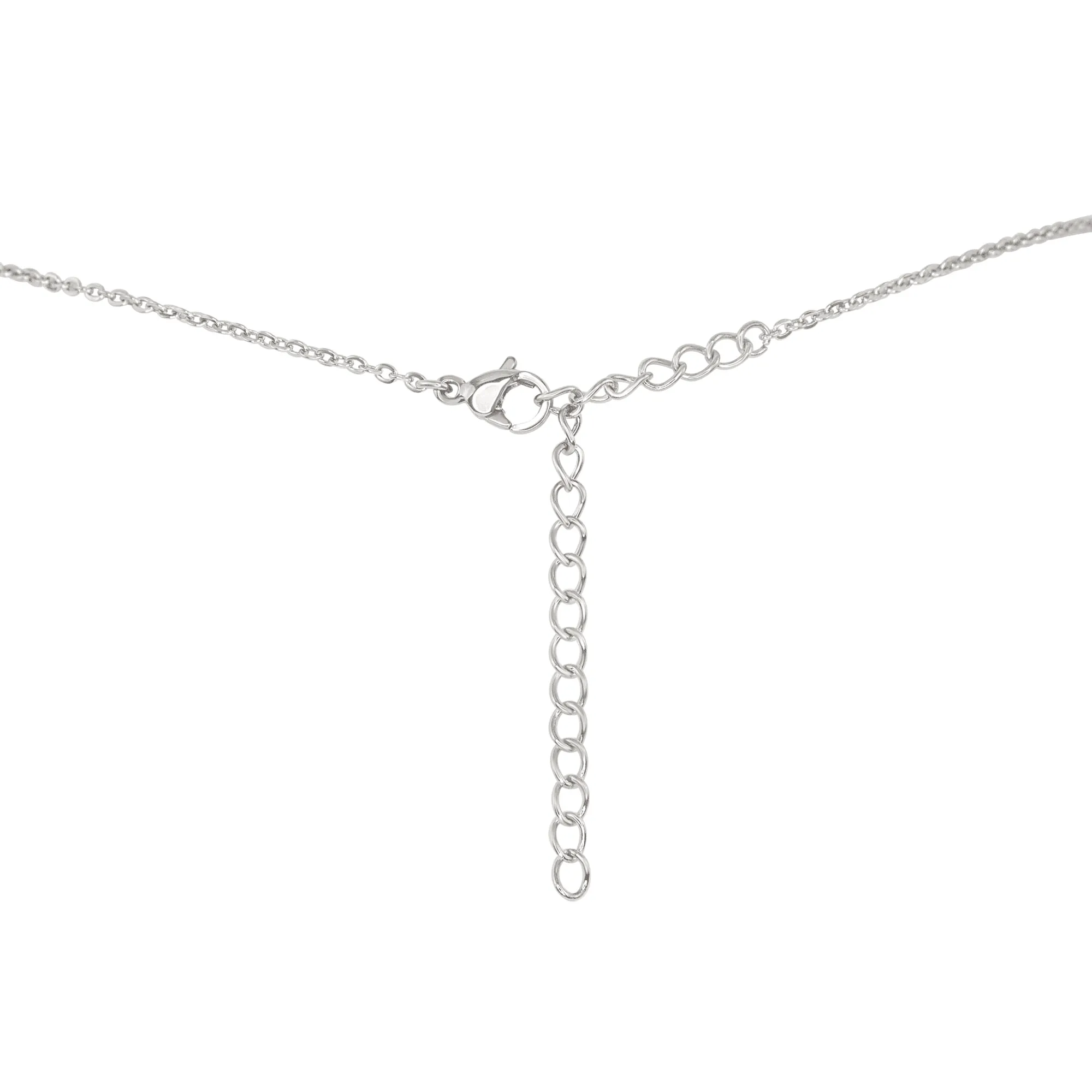 Lava Rock Gemstone Chain Layered Choker Necklace