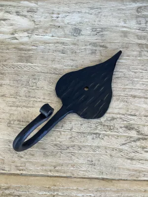 Leaf Coat Hooks - Black