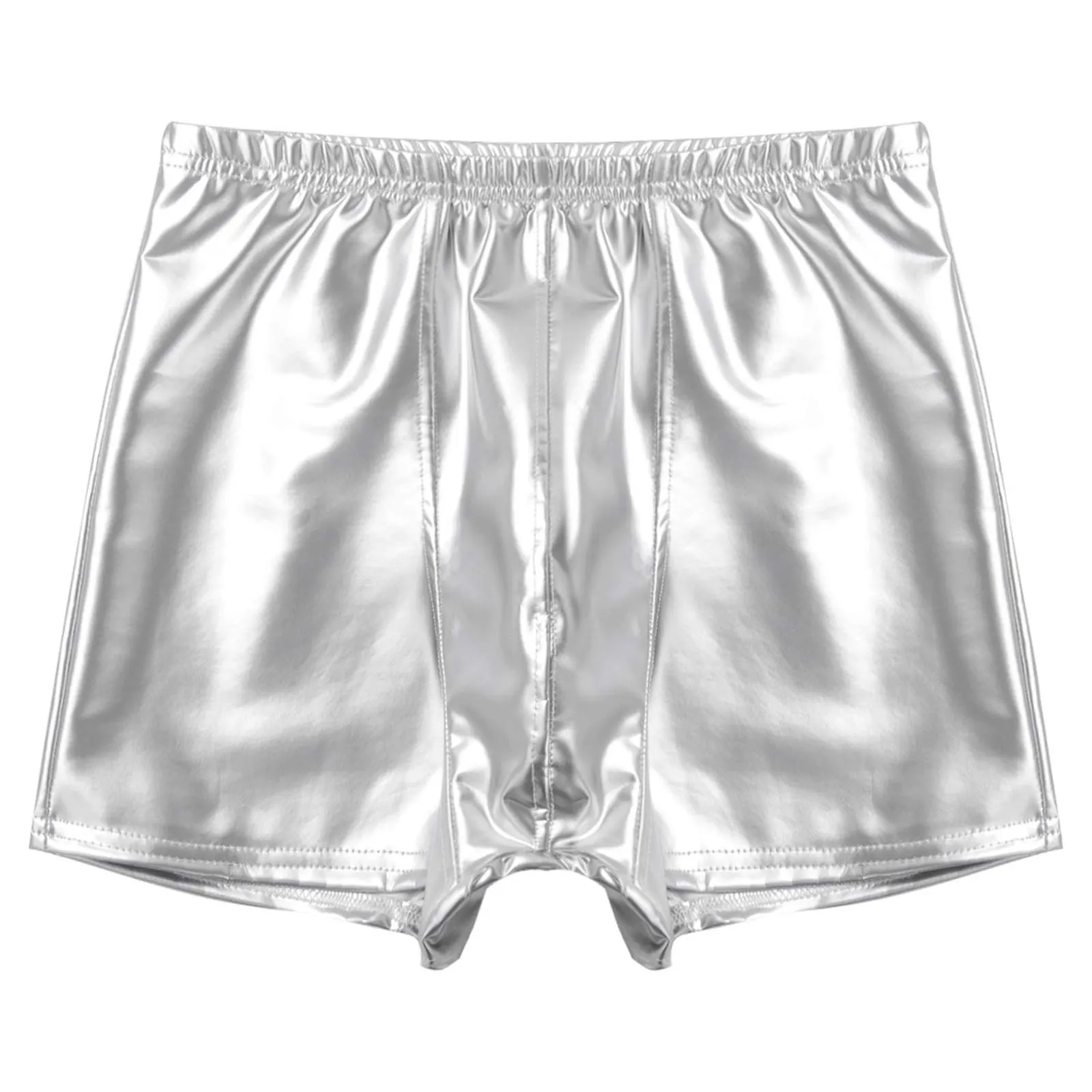 Leather Low Rise Mini Shorts