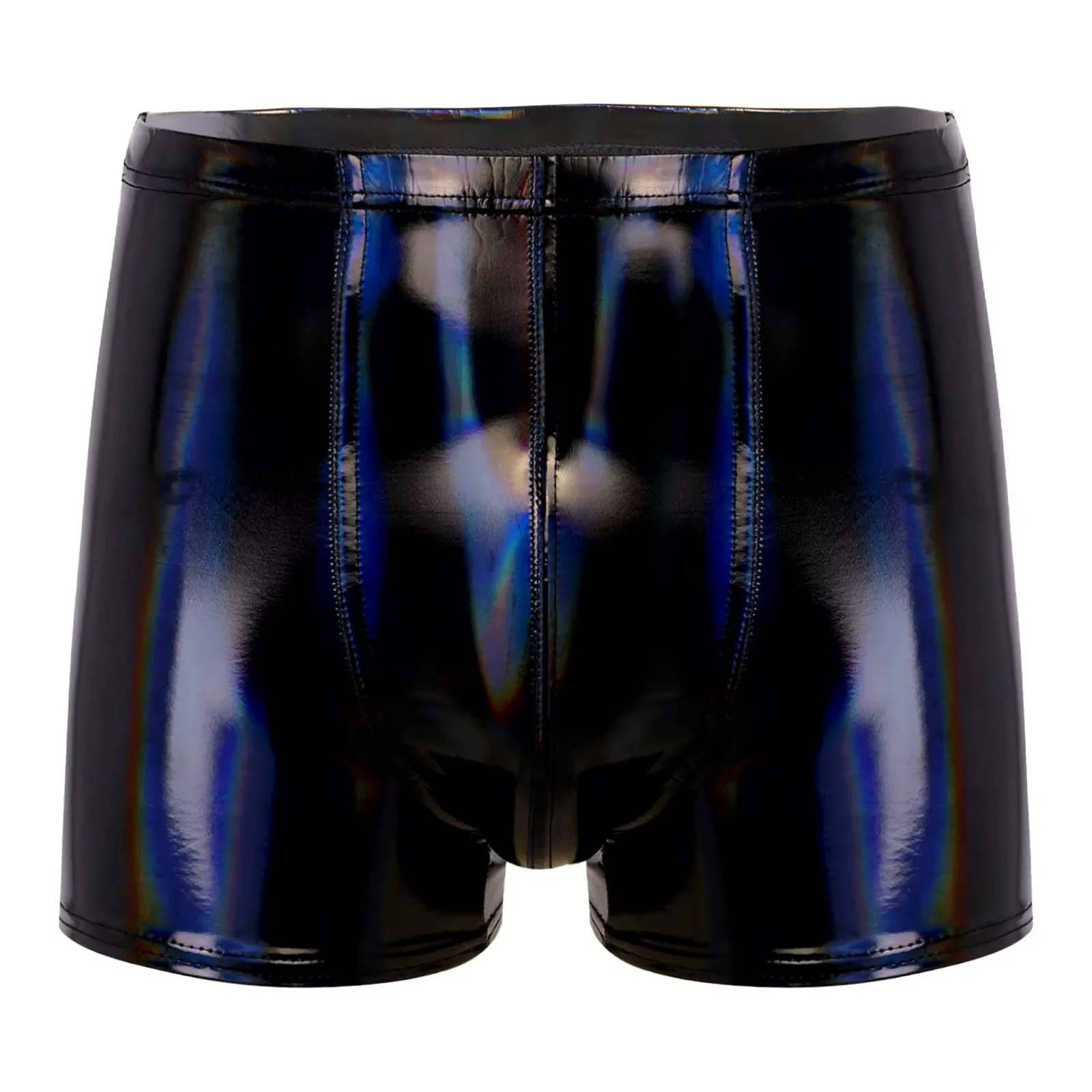 Leather Low Rise Mini Shorts
