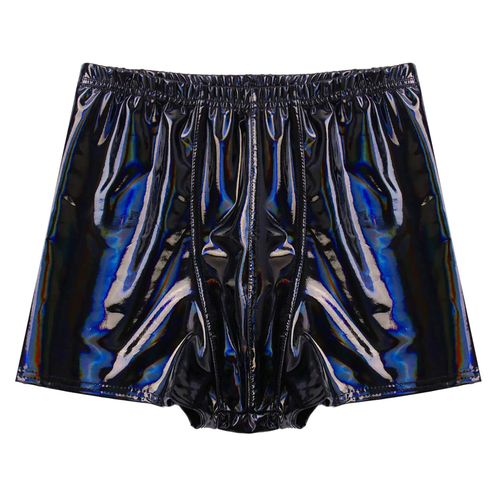 Leather Low Rise Mini Shorts