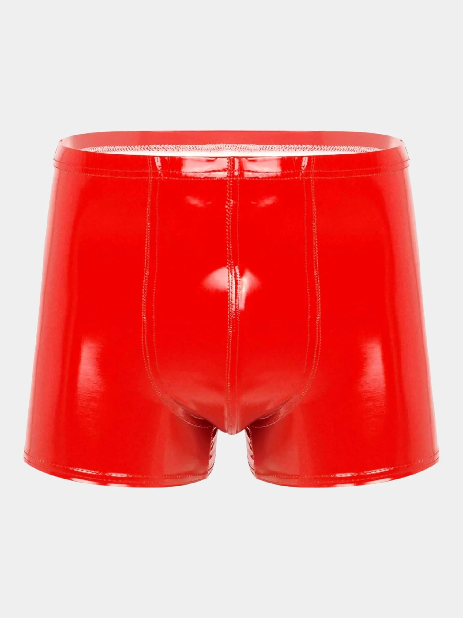 Leather Low Rise Mini Shorts