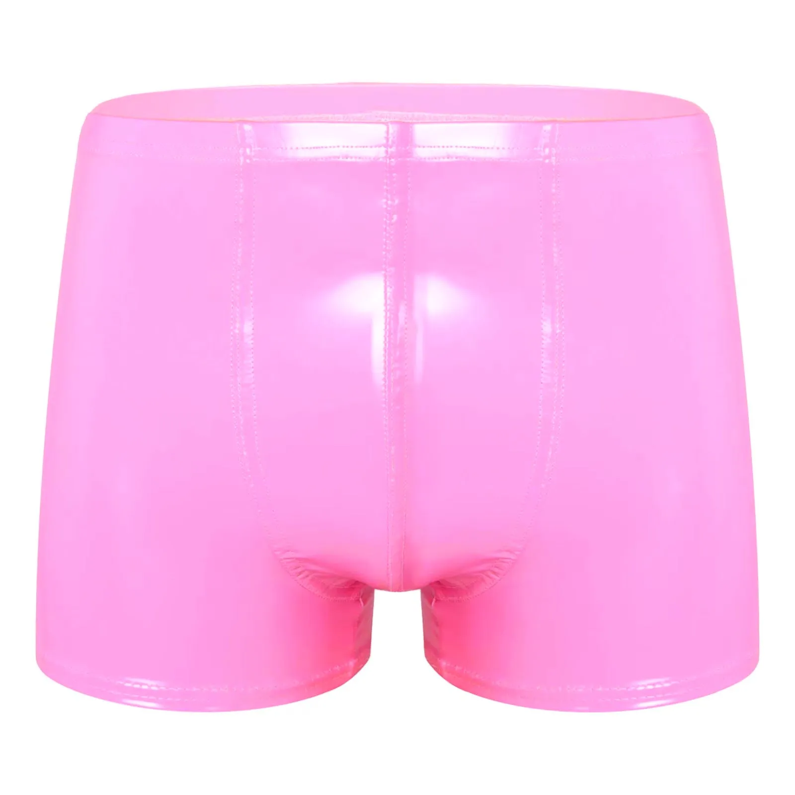 Leather Low Rise Mini Shorts