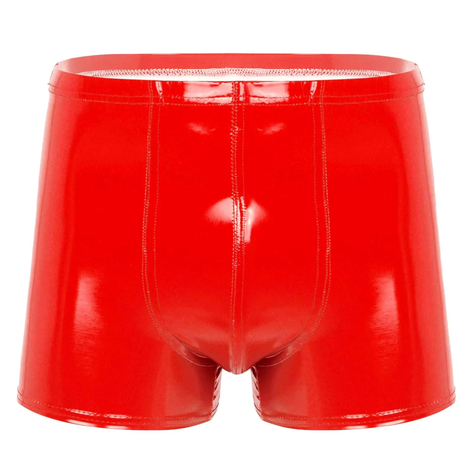 Leather Low Rise Mini Shorts