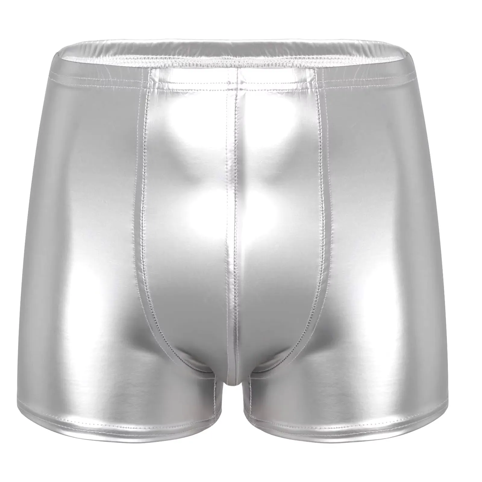 Leather Low Rise Mini Shorts