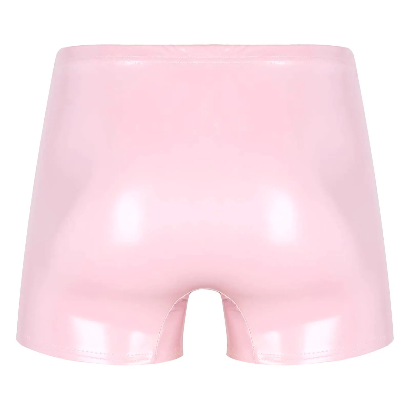 Leather Low Rise Mini Shorts