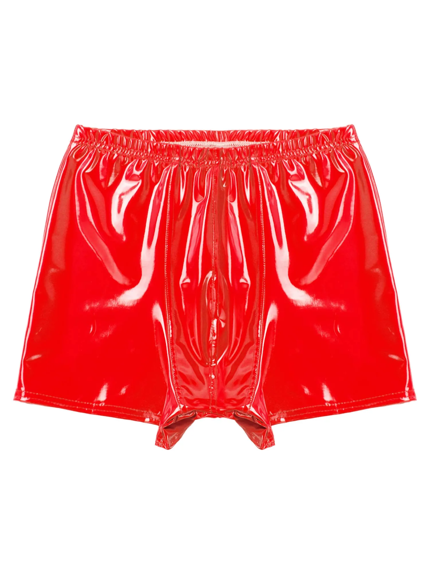 Leather Low Rise Mini Shorts