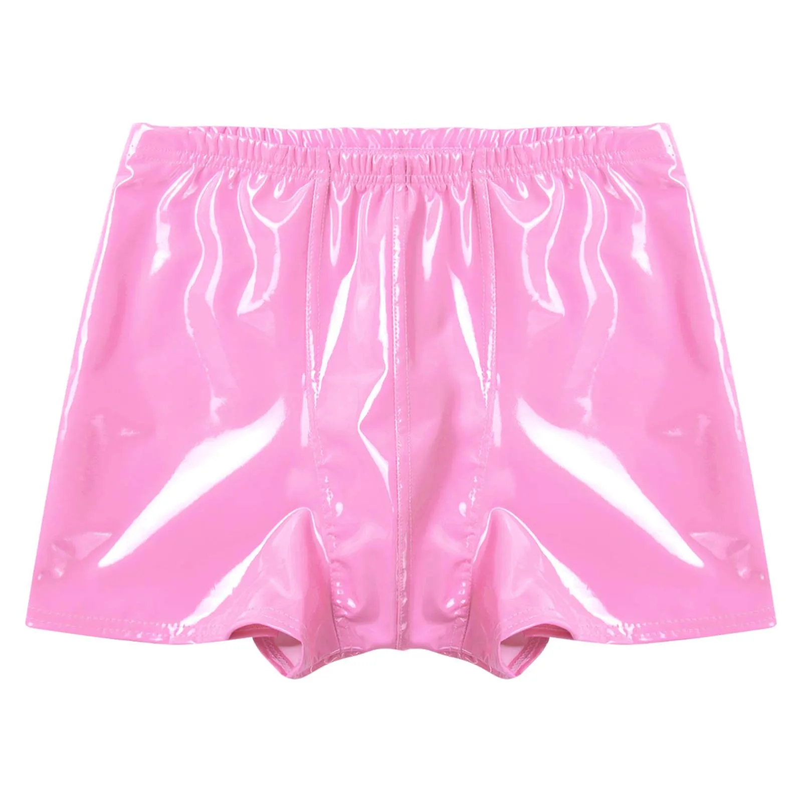Leather Low Rise Mini Shorts