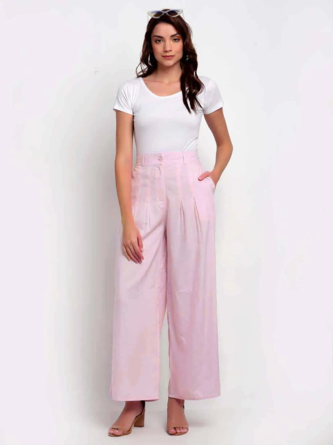 Lilac Palazzo Pants