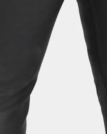 Marilyn Straight Leg Pant | Black Coated