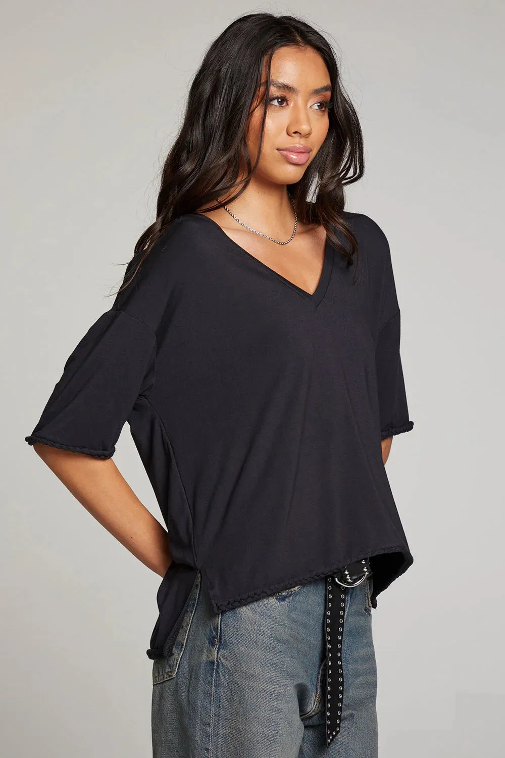 Mason Licorice V Neck