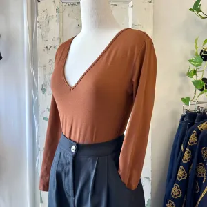 Meemoza // Jane Top Cognac