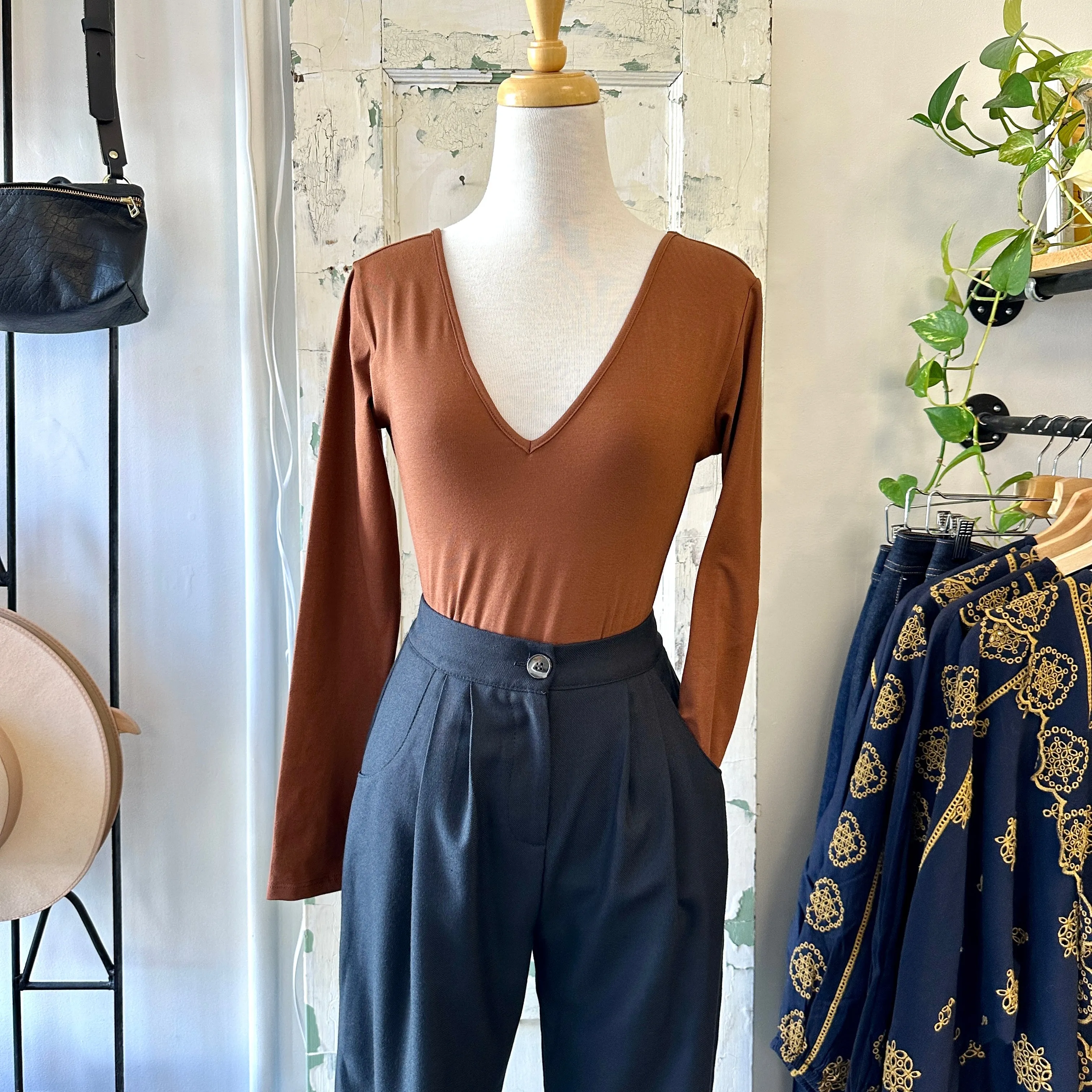 Meemoza // Jane Top Cognac