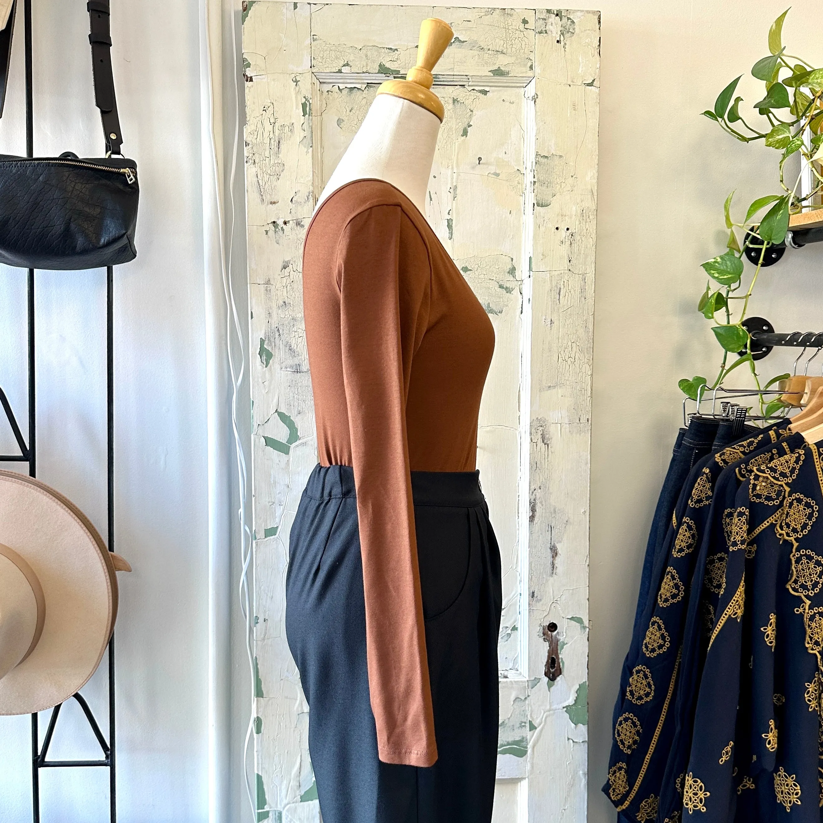 Meemoza // Jane Top Cognac