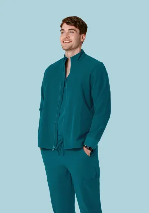Men's Modern Scrub Jacket Caribbean Blue