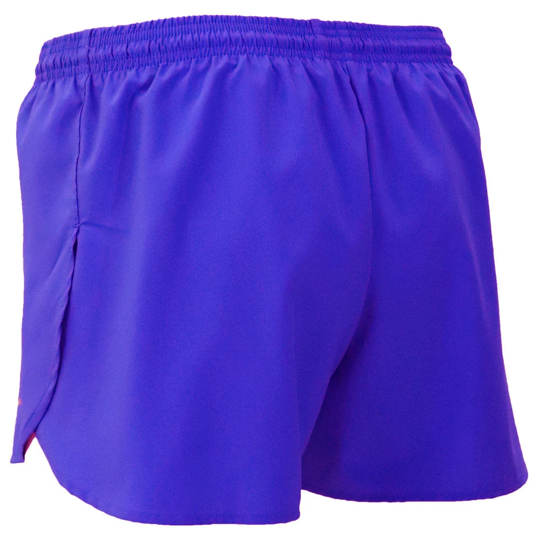Men's Solid 3" Half Split Trainer Shorts - Purple