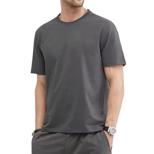 Men's Summer Cotton T-Shirt - Cool, Comfortable, and Stylish