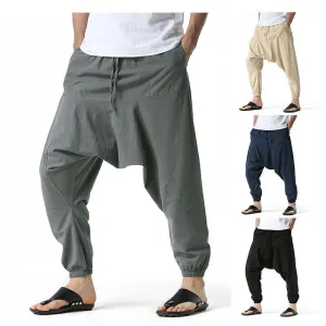 Men's Wide-Cut Harem/Yoga Pants