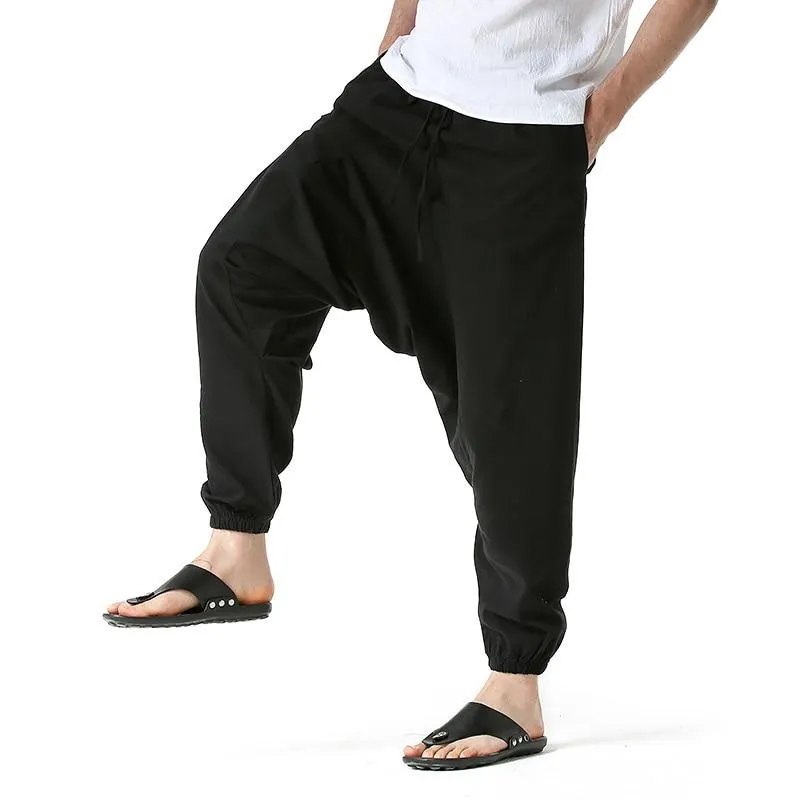 Men's Wide-Cut Harem/Yoga Pants