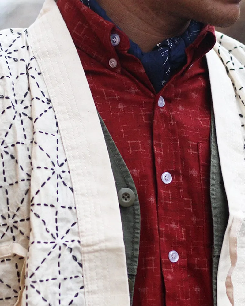 Modern Musashi Zashi Dougi Jacket, White