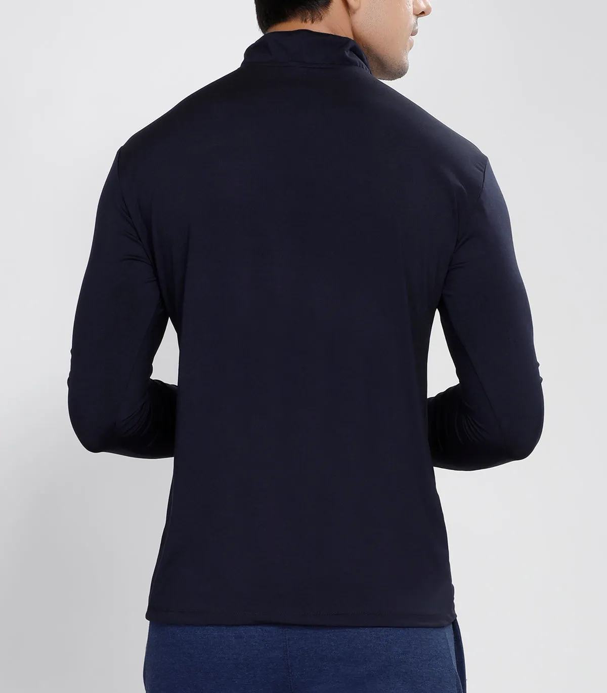 Navy Sky Half Zipper