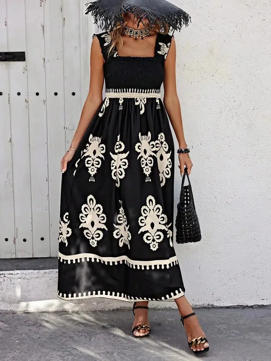 Nereza - Boho Chic Maxi Dress