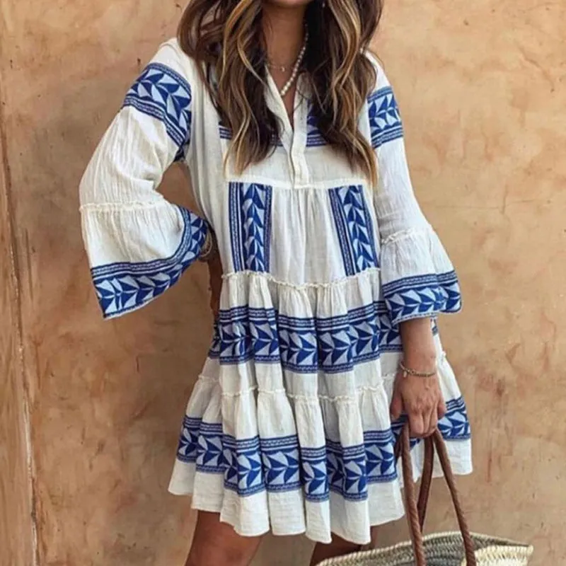 New Bohemian Vacation Women's Maxi Dress