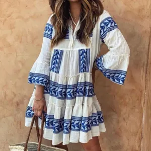 New Bohemian Vacation Women's Maxi Dress