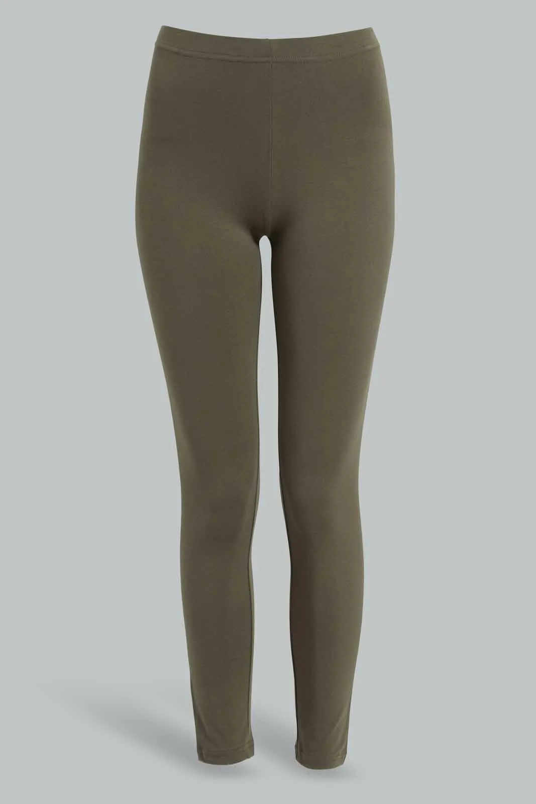 Olive Basic Legging For Senior Girls