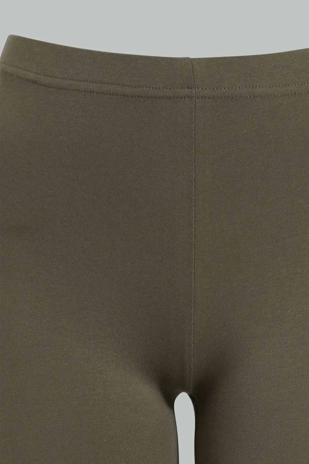 Olive Basic Legging For Senior Girls