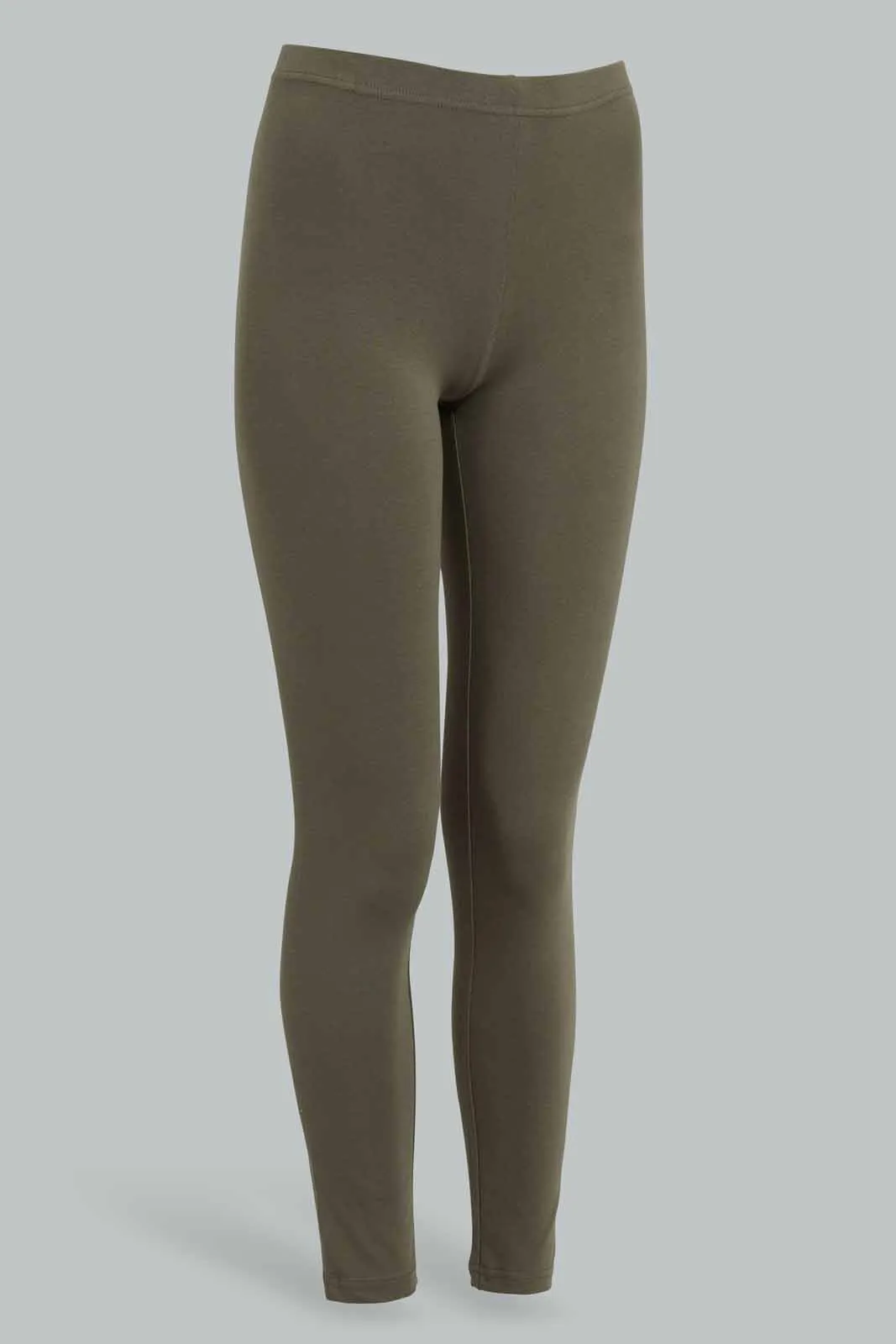 Olive Basic Legging For Senior Girls