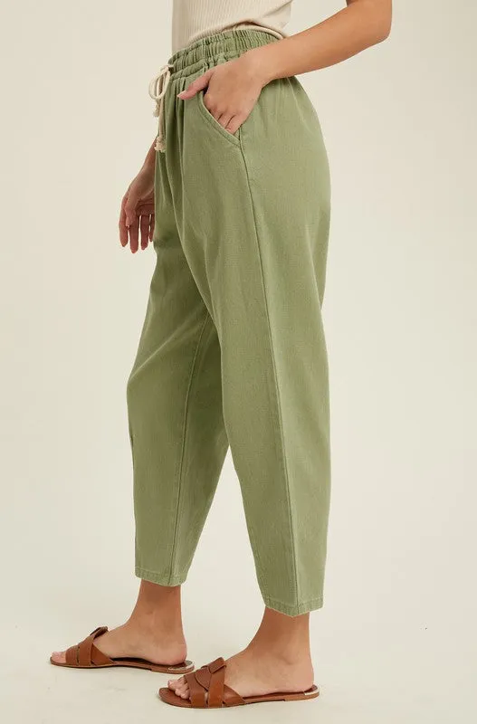 Olive Relaxed Denim