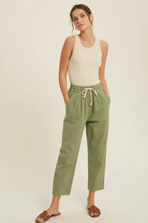 Olive Relaxed Denim