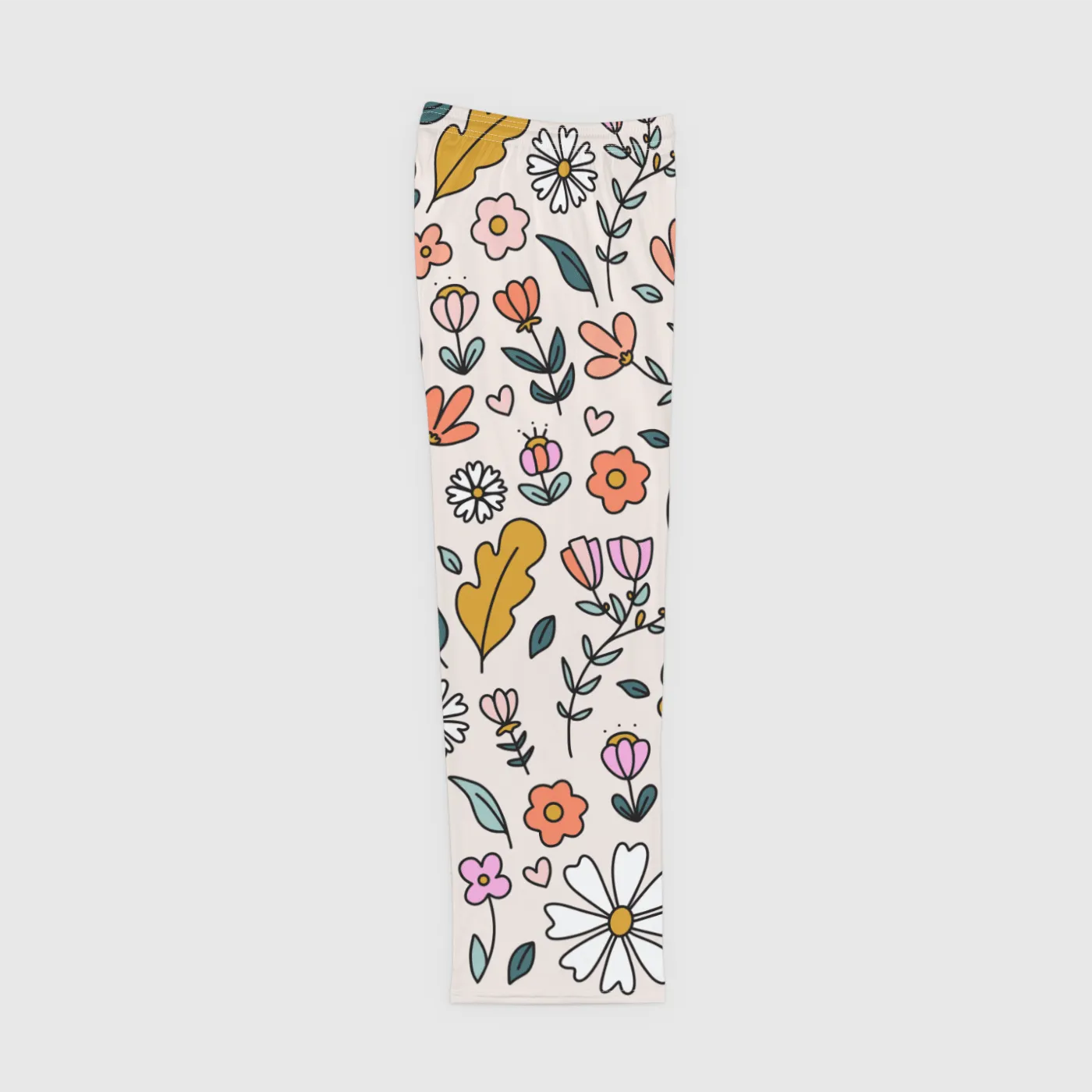Pastel Flowers Lounge Bottoms