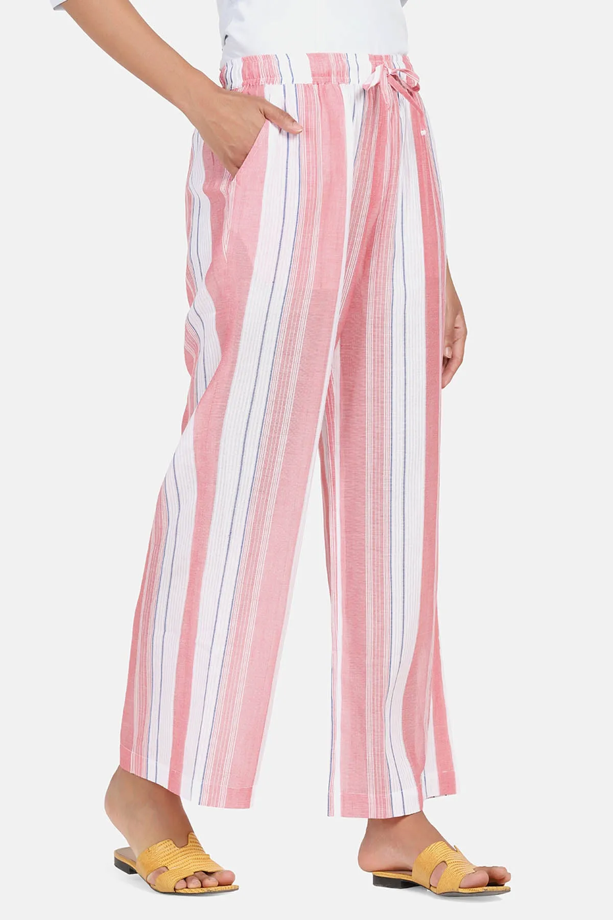 Peach Striped Pyjama