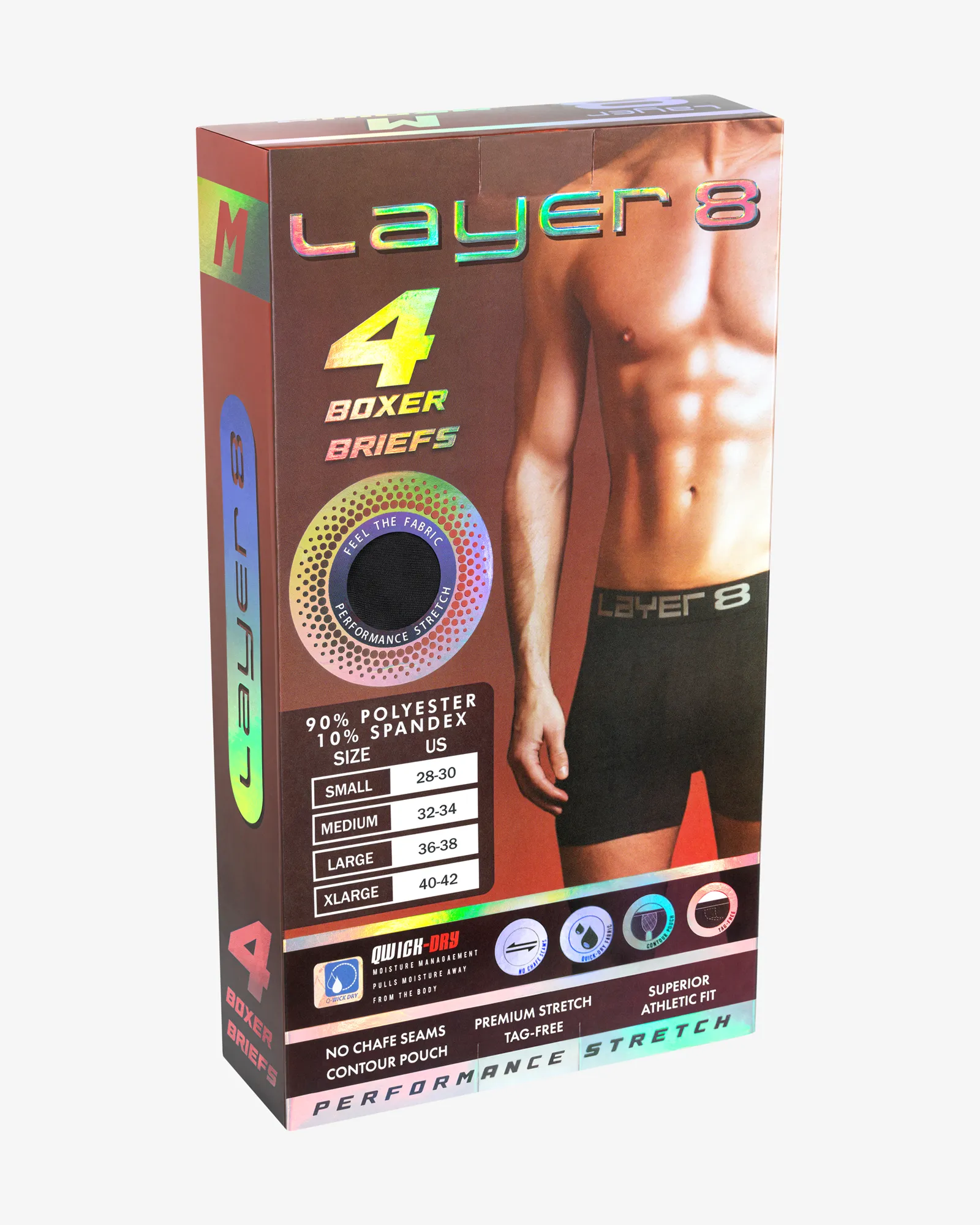 Performance Boxer Brief (4-Pack Box)