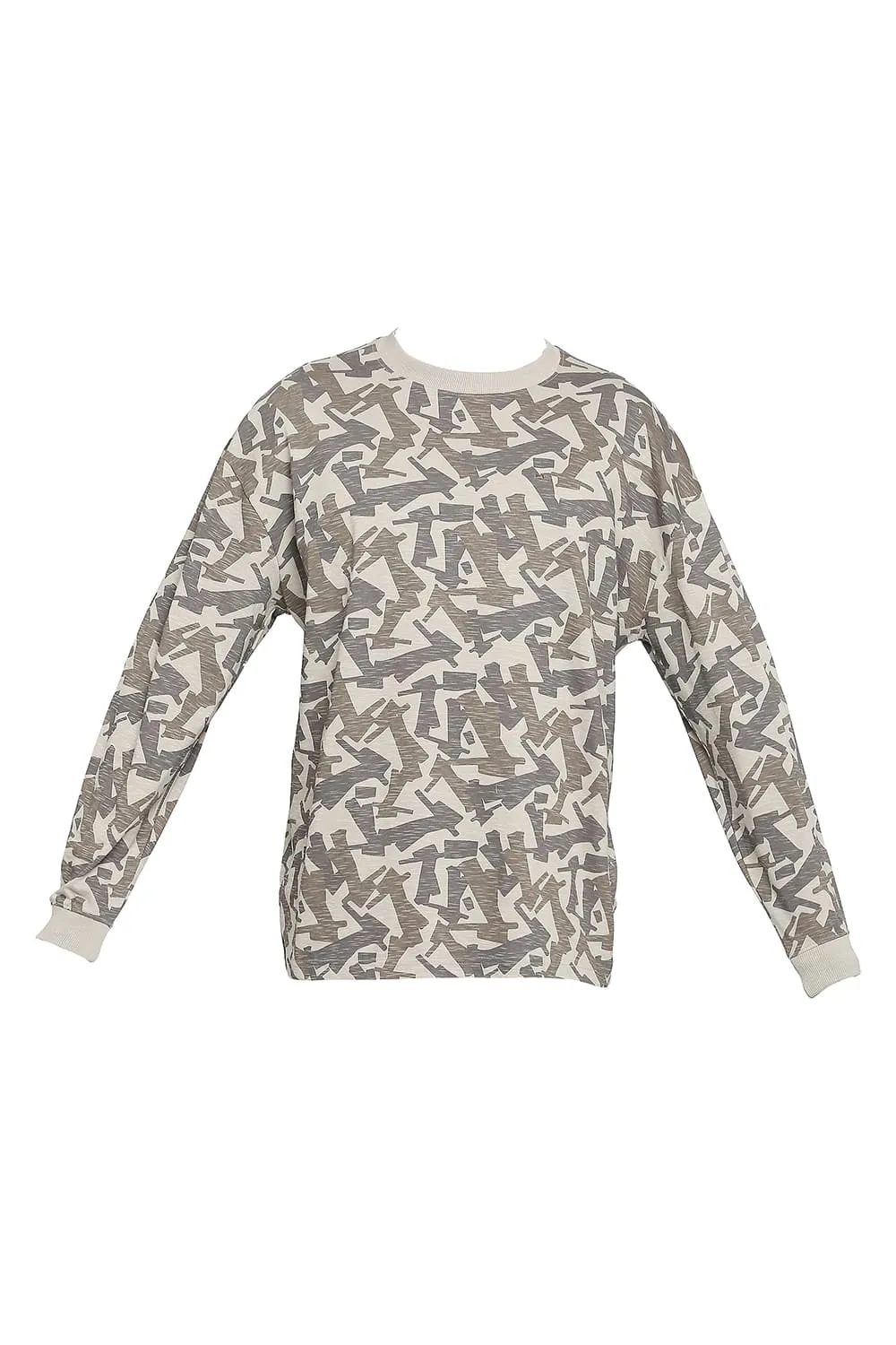 Relaxed Fit Printed Crew T-shirt